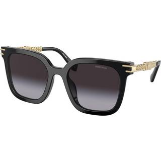 Miu Miu MU13WS 1AB5D1 55 Solbriller Kvinder Black - Black - 55mm