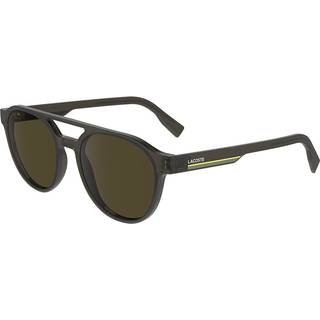 Lacoste Mand L6008S 035 Solbriller Bio-injekt Grå Brun Rund Normal Normal
