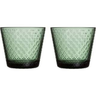 Iittala Tundra glas 29 cl 2-pak Fyrretræsgrøn