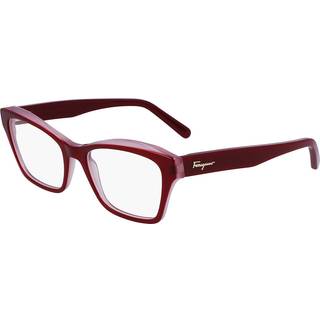 Salvatore Ferragamo SF 2951 614 53 Briller Kvinder Krystalklar - Transparent Burgundy - 53mm