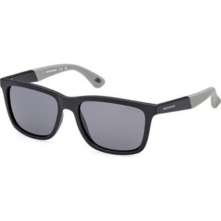 Skechers SE6221 Polarized 01D 54 Solbriller Mænd Black - Shiny Black - 54mm