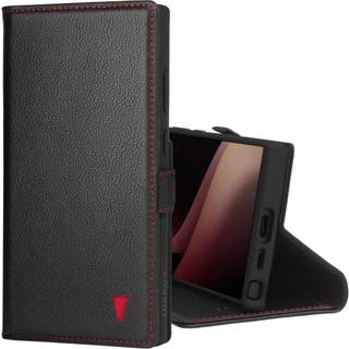 Galaxy S24 Ultra Leather Case (with Stand Function) - Dark Brown