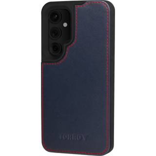 Galaxy S24 Leather Bumper Case - Navy Blue