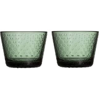 Iittala Tundra glas 16 cl 2-pak Fyrretræsgrøn