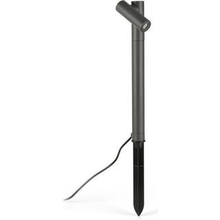 Spy LED lampe med jordspyd, mørkegrå, aluminium, højde 68,5 cm
