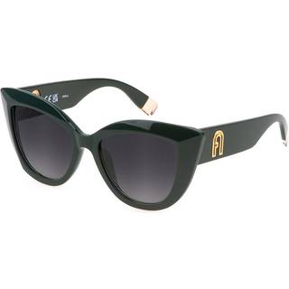 Furla SFU711 0D80 53 Solbriller Kvinder Grøn - Shiny Dark Green - 53mm