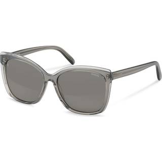 Rodenstock R3338 B 58 Solbriller Kvinder Grå - Transparent Grey - 58mm