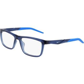 Nike 7057 410 54 Briller Mænd Blue - Transparent Navy Blue - 54mm
