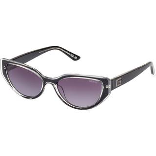 Guess Kvinde GU7910 05B Solbriller Injiceret Sort Røg Cat Eye Normal Skygge