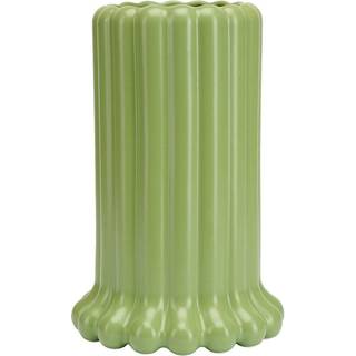Design Letters Tubular Vase 24 Cm - Vaser Porcelæn Grøn - 10108003GREENTENDR