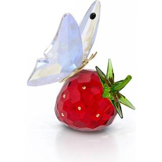 Swarovski Kristall Figuren - Idyllia Schmetterling und Erdbeere - 5666846 - kristall