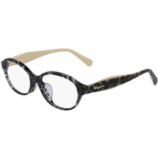 Salvatore Ferragamo SF 2856A Asian Fit 056 52 Briller Kvinder Tortoiseshell - Grey Tortoise - 52mm