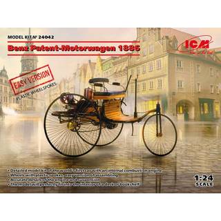 Benz Patent-Motorwagen 1886 (EASY version = plastic wheel-spokes)