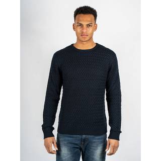 Marcus Herre Striktrøje - Dark Navy - S