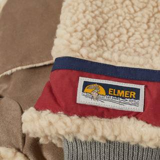 Elmer by Swany Miyo Wool Teddy Mittens Beige/Wine