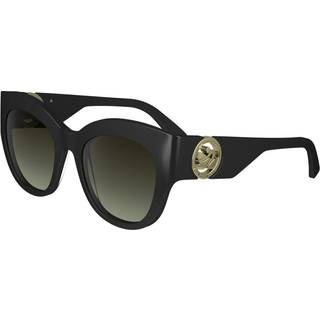 LONGCHAMP Kvinde LO740S 001 Solbriller Acetat Sort Grøn Sommerfugl Normal Normal