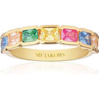 Sif Jakobs Roccanova forgyldt ring med multi cubic zirkonier