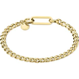 Liebeskind Berlin LJ-1221-B-19 Damen Panzer-Armband Edelstahl IP Gold