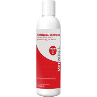 KetoWELL Topical Shampoo til hunde og katte - 8 oz