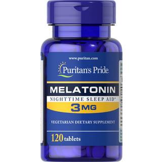 Puritan's Pride - Melatonin, 3mg - 120 tabletter