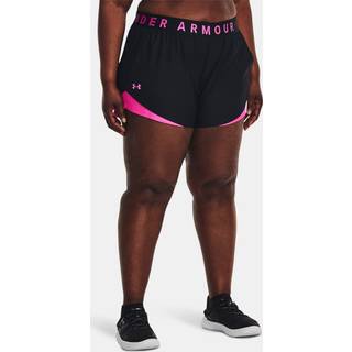 Under Armour Play Up 3.0 Women's 3" Shorts Black / Rebel Pink / Rebel Pink 3X