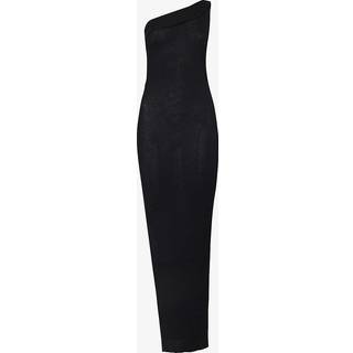 Rick Owens Athena virgin wool maxi dress - black - M