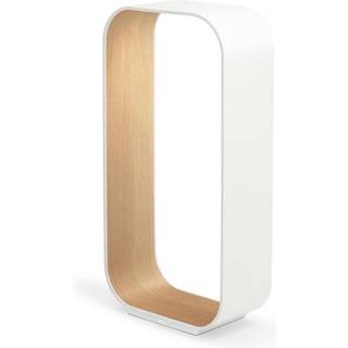Pablo Contour Bordlampe Stor Hvid/Egetræ