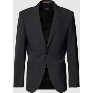Slim fit jakke i ny uld med stræk