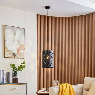 Hængelampe Aeloria Lucande, dæmpbar, Sort, Stue/spisestue, Metal, Moderne