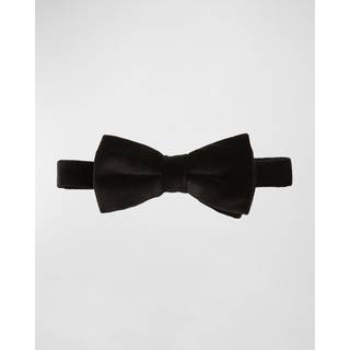 Eton Pre-Tied Velvet Bow Tie Black
