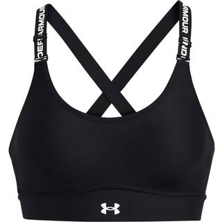 Under Armour Infinity 2.0 Women's Mid Sports Bra Black / White S A-C