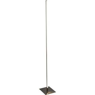 Tribeca LED-gulvlampe, sølv/opalhvid, metal, CCT, 150 cm