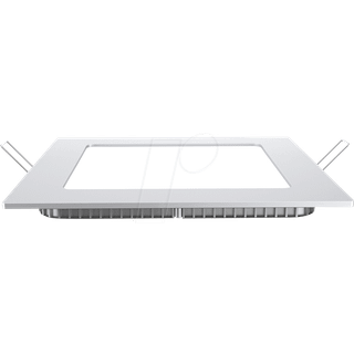 V-Tac 12x12cm, 6W LED indbygningspanel - Hul: 11x11 cm, Mål: 12x12 cm, 230V - Kulør : Varm