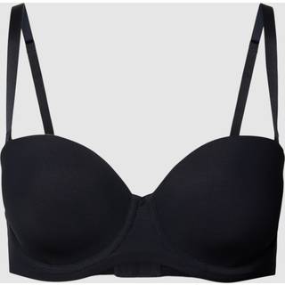 HANRO Padded Bandeau Bra - Allure 0199 Black 80B