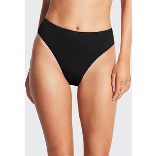 Seafolly Women's Sea Dive High Rise Pant Bikini-trusser Damer størrelse 6 farve sort