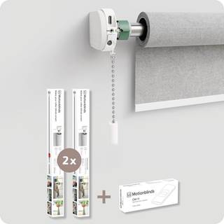 MotionBlinds - Upgrade Kit (Duo-Pack + Remote) – 2-Pak med Fjernbetjening
