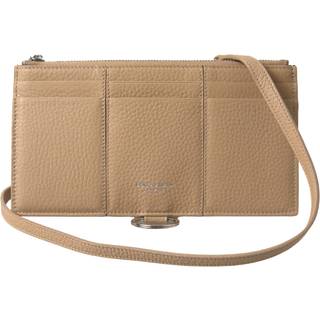 Dolce & Gabbana Beige Læder Shoulder Cardholder Shoulder Strap Pung