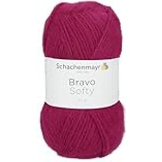 Schachenmayr Bravo Softy Akrylgarn 8032 Hindbærrød