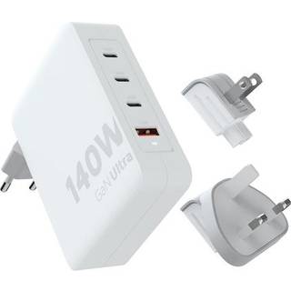 Xtorm 140W GaN-Ultra Rejseoplader/USB-C PD kabel White