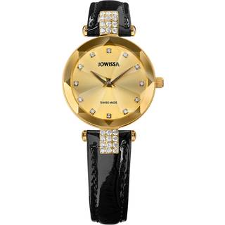 Jowissa J5.615.S Facet Strass Damenuhr 25mm 5ATM