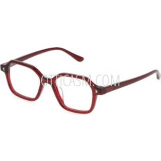 Lozza VL4319 Taormina 7 0V64 50 Briller Mænd Krystalklar - Transparent Burgundy - 50mm