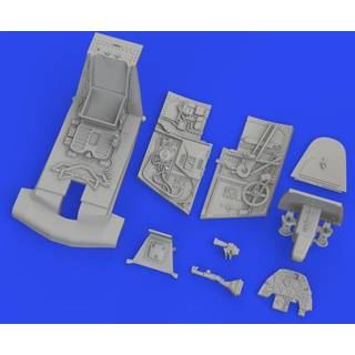 Bf 109G-4 cockpit PRINT 1/72