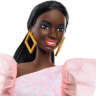 Barbie Fashionistas Peach Puffy - Pink Peach