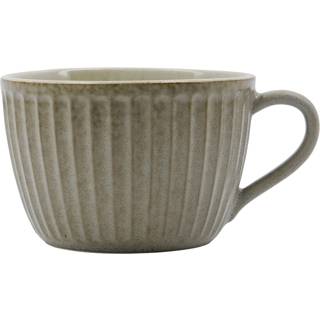 Pleat kaffekop, grå/brun