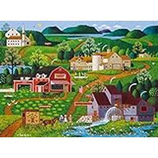 Buffalo Games - Silver Select - Charles Wysocki - Burma Road - 1000 Piece Jigsaw -puslespil til voksne, der udfordrer puslespil perfekt til spila