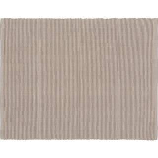 Linum Uni dækkeserviet 35x46 cm 4-pak Muldvarpebrun