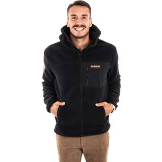 Napapijri Men's Yupik Full-Zip Fleece Hoodie Black, L
