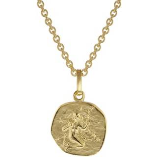 trendor 75905-09 Sternzeichen für Kinder Jungfrau Gold 333 Anhänger + Kette