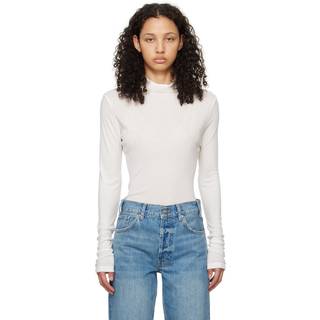 Lia Top - Off White Cashmere Blend M