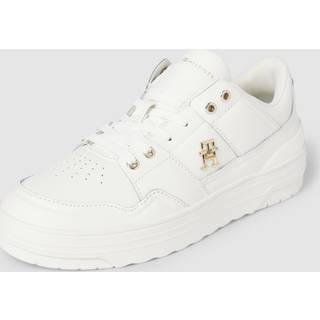 Tommy Hilfiger White Leather Women Sneakers